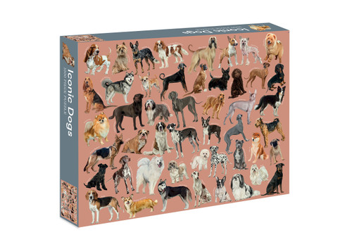 Iconic Dogs: 1,000-Piece Jigsaw Puzzle book cover by 
