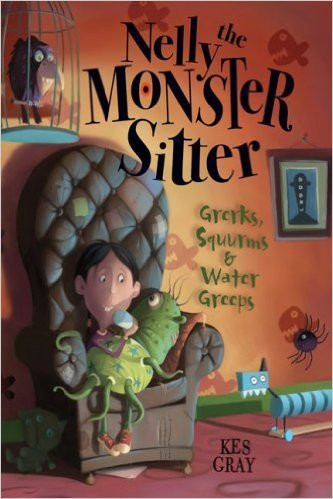 Nelly, the Monster Sitter book cover by Kes Gray
