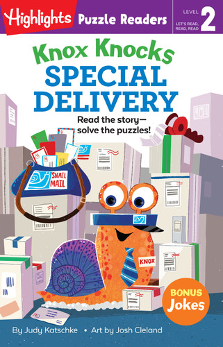 Knox Knocks: Special Delivery (Highlights Puzzle Readers) book cover by Judy Katschke