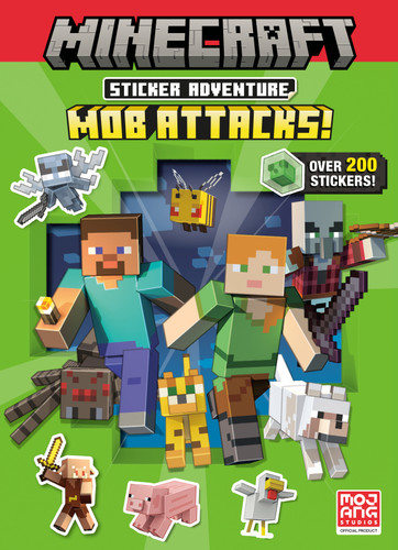 Minecraft Sticker Adventure: Mob Attacks! (Minecraft) book cover by Random House