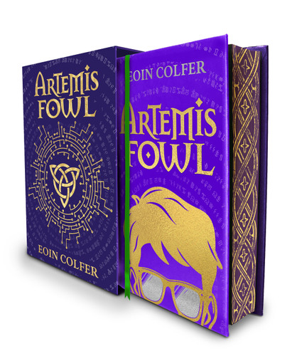 Artemis Fowl Deluxe Collector's Edition book cover by Eoin Colfer