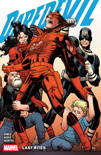 Daredevil By Saladin Ahmed Vol. 4: Last Rites (DAREDEVIL) book cover by Saladin Ahmed, Erica Schultz