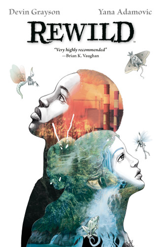 Rewild book cover by Devin Grayson