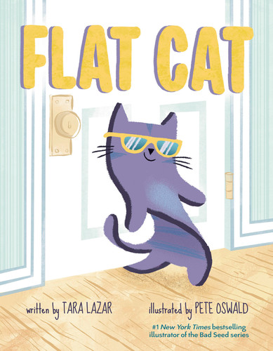Flat Cat (Flat Cat) book cover by Tara Lazar