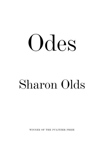 Odes book cover by Sharon Olds