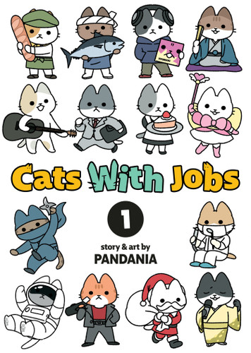 Cats With Jobs Vol. 1 (Cats with Jobs) book cover by PANDANIA