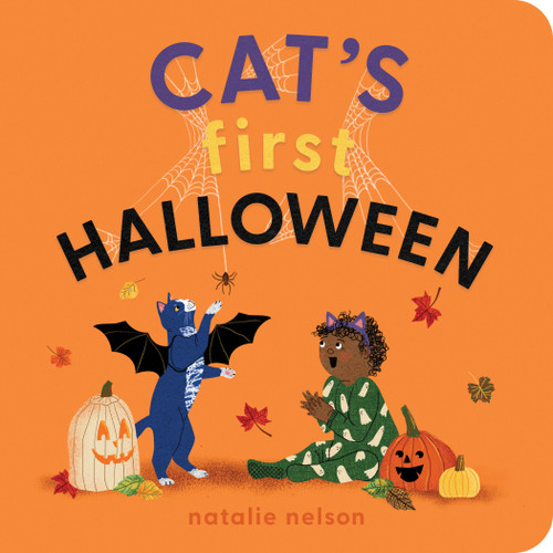 Cat's First Halloween: A Board Book (Dog and Cat's First) book cover by Natalie Nelson