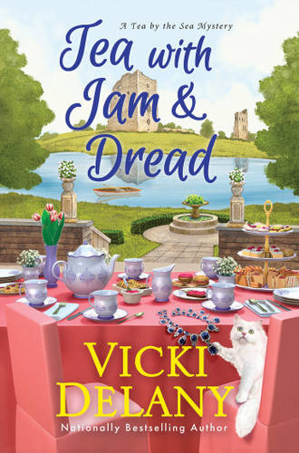 Tea with Jam & Dread (Tea by the Sea Mysteries) book cover by Vicki Delany