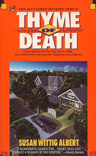 Thyme of Death (China Bayles Mystery) book cover by Susan Wittig Albert