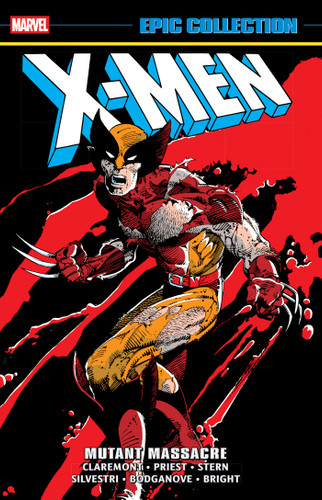 X-Men Epic Collection: Mutant Massacre book cover by Chris Claremont, Christopher Priest