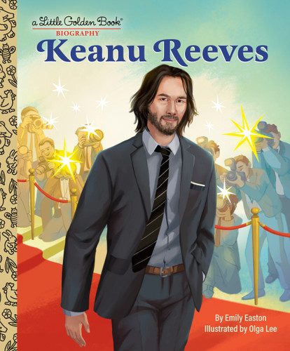 Keanu Reeves: A Little Golden Book Biography (Little Golden Book Biographies) book cover by Emily Easton