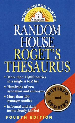 Random House Roget's Thesaurus book cover by Random House