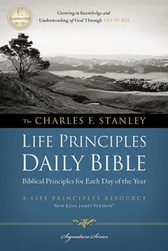 The Charles F. Stanley Life Principles Daily Bible, NKJV Cover
