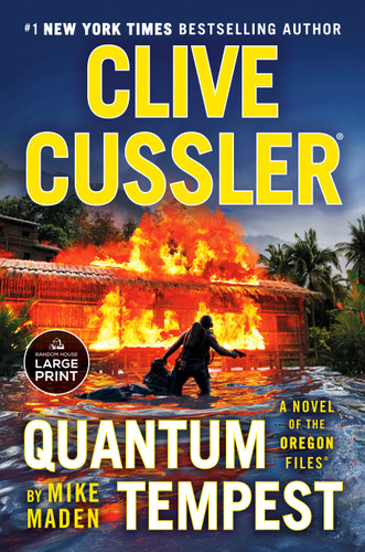 Clive Cussler Quantum Tempest (The Oregon Files) book cover by Mike Maden