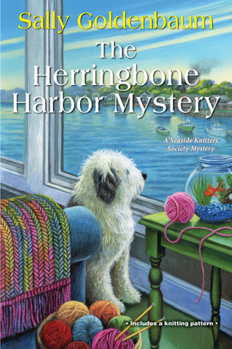 The Herringbone Harbor Mystery (Seaside Knitters Society) book cover by Sally Goldenbaum