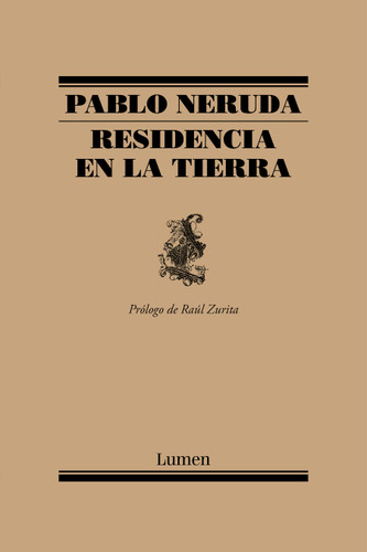 Residencia en la Tierra / Residence on Earth book cover by Pablo Neruda