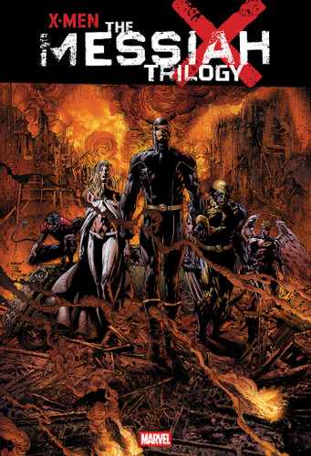 X-Men: The Messiah Trilogy Omnibus David Finch Cover book cover by Ed Brubaker, Matt Fraction