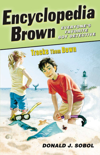 Encyclopedia Brown Tracks Them Down (Encyclopedia Brown) book cover by Donald J. Sobol