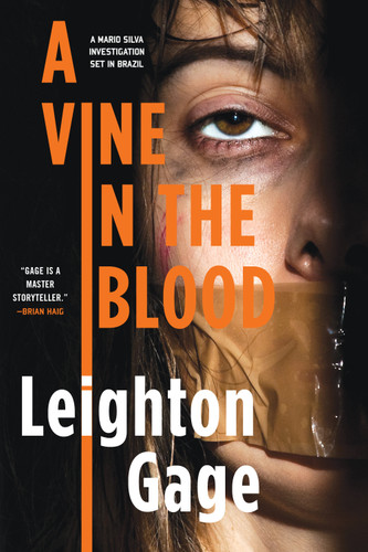 A Vine in the Blood (A Chief Inspector Mario Silva Investigation) book cover by Leighton Gage