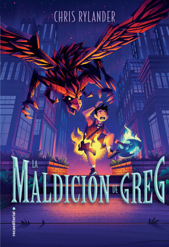 La maldición de Greg/ The Curse of Greg book cover by Chris Rylander