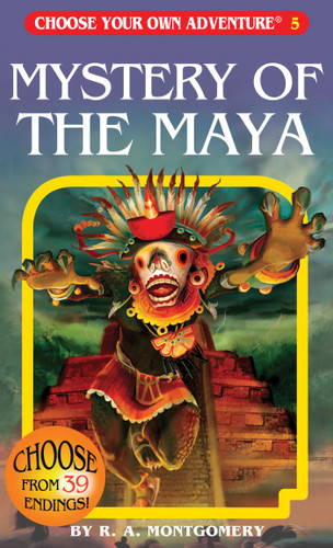 Mystery of the Maya (Choose Your Own Adventure) book cover by R. A. Montgomery