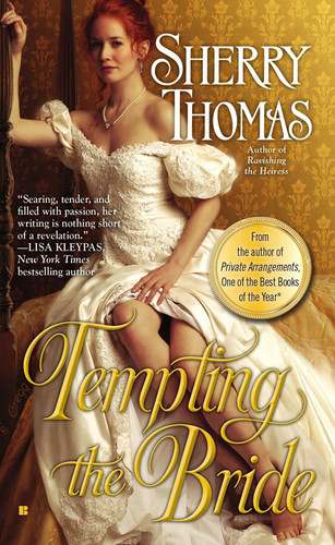 Tempting the Bride (The Fitzhugh Trilogy) book cover by Sherry Thomas