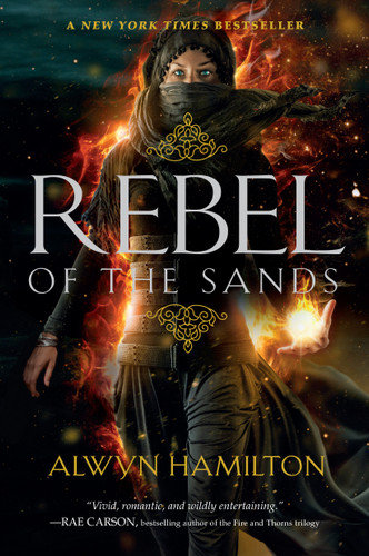 Rebel of the Sands (Rebel of the Sands) book cover by Alwyn Hamilton