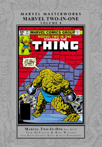 Marvel Masterworks: Marvel Two-In-One Vol. 8 book cover by Tom DeFalco, Marvel Various