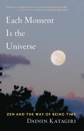 Each Moment Is the Universe: Zen and the Way of Being Time book cover by Dainin Katagiri