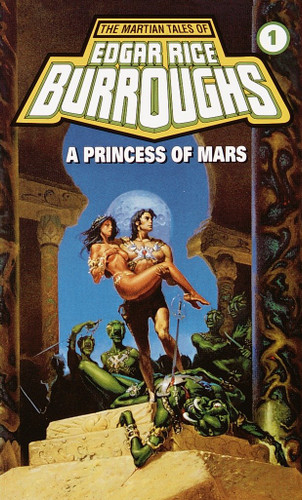 A Princess of Mars: A Barsoom Novel (Barsoom) book cover by Edgar Rice Burroughs