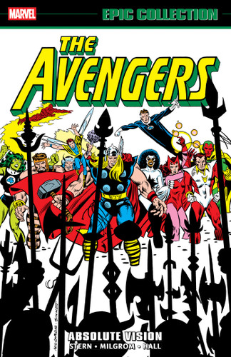 Avengers Epic Collection: Absolute Vision book cover by Roger Stern, Ann Nocenti
