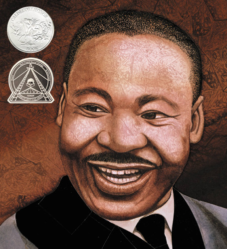 Martin's Big Words: The Life of Dr. Martin Luther King, Jr. (Caldecott Honor Book) (A Big Words Book #1) book cover by Doreen Rappaport