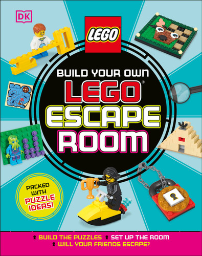 Build Your Own LEGO Escape Room book cover by Simon Hugo, Barney Main