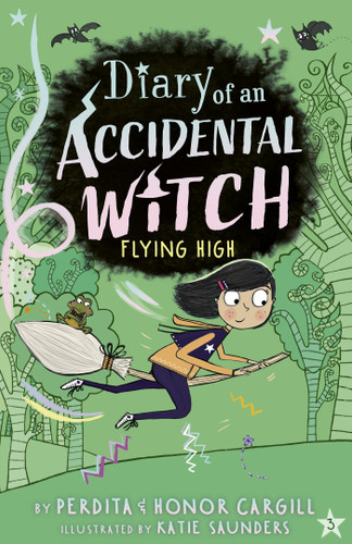 Flying High (Diary of an Accidental Witch) book cover by Perdita Cargill, Honor Cargill