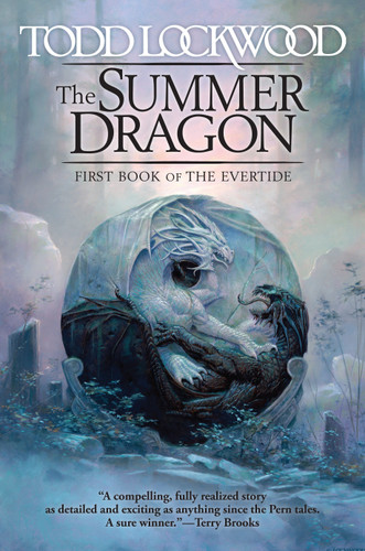 The Summer Dragon (Evertide) book cover by Todd Lockwood