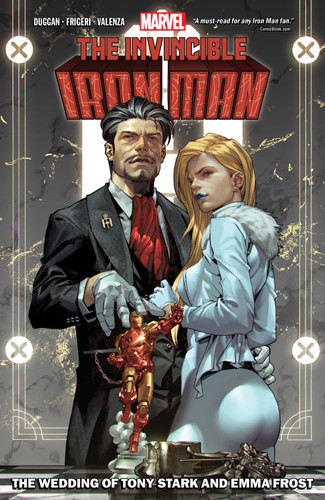 Invincible Iron Man By Gerry Duggan Vol. 2: The Wedding of Tony Stark and Emma Frost (IRON MAN) book cover by Gerry Duggan