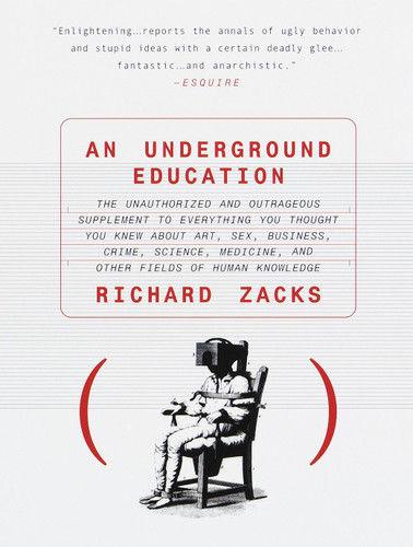 An Underground Education: The Unauthorized and Outrageous Supplement to Everything You Thought You Knew About Art, Sex, Business, Crime, Science, Medicine, and Other Fields book cover by Richard Zacks