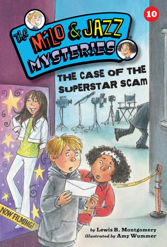 The Case of the Superstar Scam (Book 10) (The Milo & Jazz Mysteries) book cover by Lewis B. Montgomery