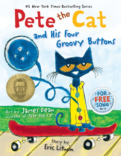 Pete the Cat and His Four Groovy Buttons (Pete the Cat) book cover by Eric Litwin, Kimberly Dean