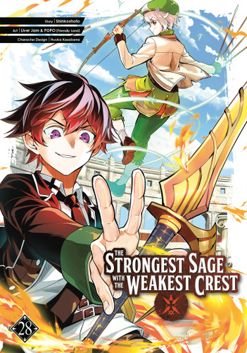 The Strongest Sage with the Weakest Crest 28 (The Strongest Sage with the Weakest Crest) book cover by Shinkoshoto, Liver Jam & POPO (Friendly Land)