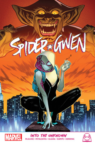 Spider-Gwen: Into The Unknown (GHOST-SPIDER) book cover by SEENAN MCGUIRE
