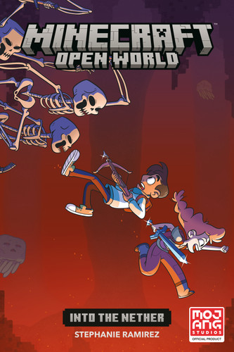 Minecraft: Open World--Into the Nether (Graphic Novel) book cover by Stephanie Ramirez