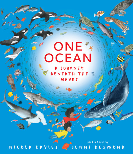 One Ocean: A Journey Beneath the Waves book cover by Nicola Davies