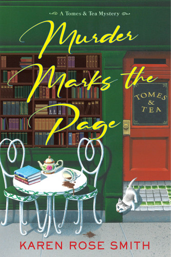 Murder Marks the Page (A Tomes & Tea Mystery Series) book cover by Karen Rose Smith