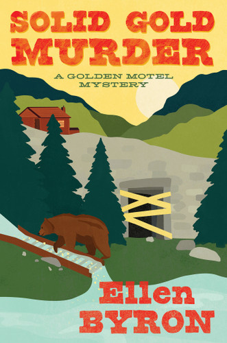Solid Gold Murder (A Golden Motel Mystery) book cover by Ellen Byron