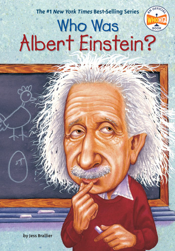 Who Was Albert Einstein? (Who Was?) book cover by Jess Brallier, Who HQ