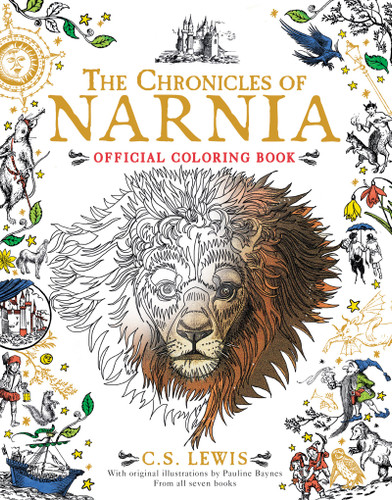 The Chronicles of Narnia Official Coloring Book Cover