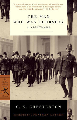 The Man Who Was Thursday: A Nightmare (Modern Library Classics) book cover by G. K. Chesterton