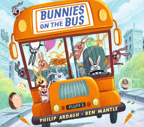 Bunnies on the Bus (Sunny Town Bunnies) book cover by Philip Ardagh