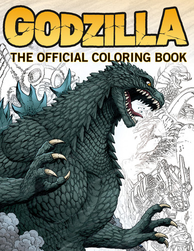 Godzilla: The Official Coloring Book book cover by Titan
